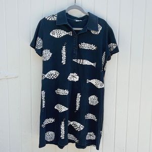 80’s m. mac “rock fish” shift dress